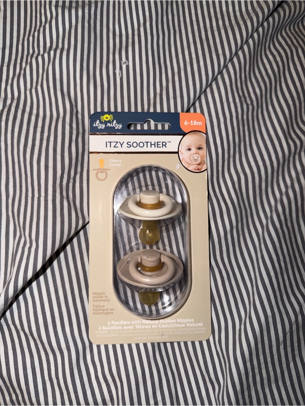 Itzy Ritzy pacifiers 6 to 18 months